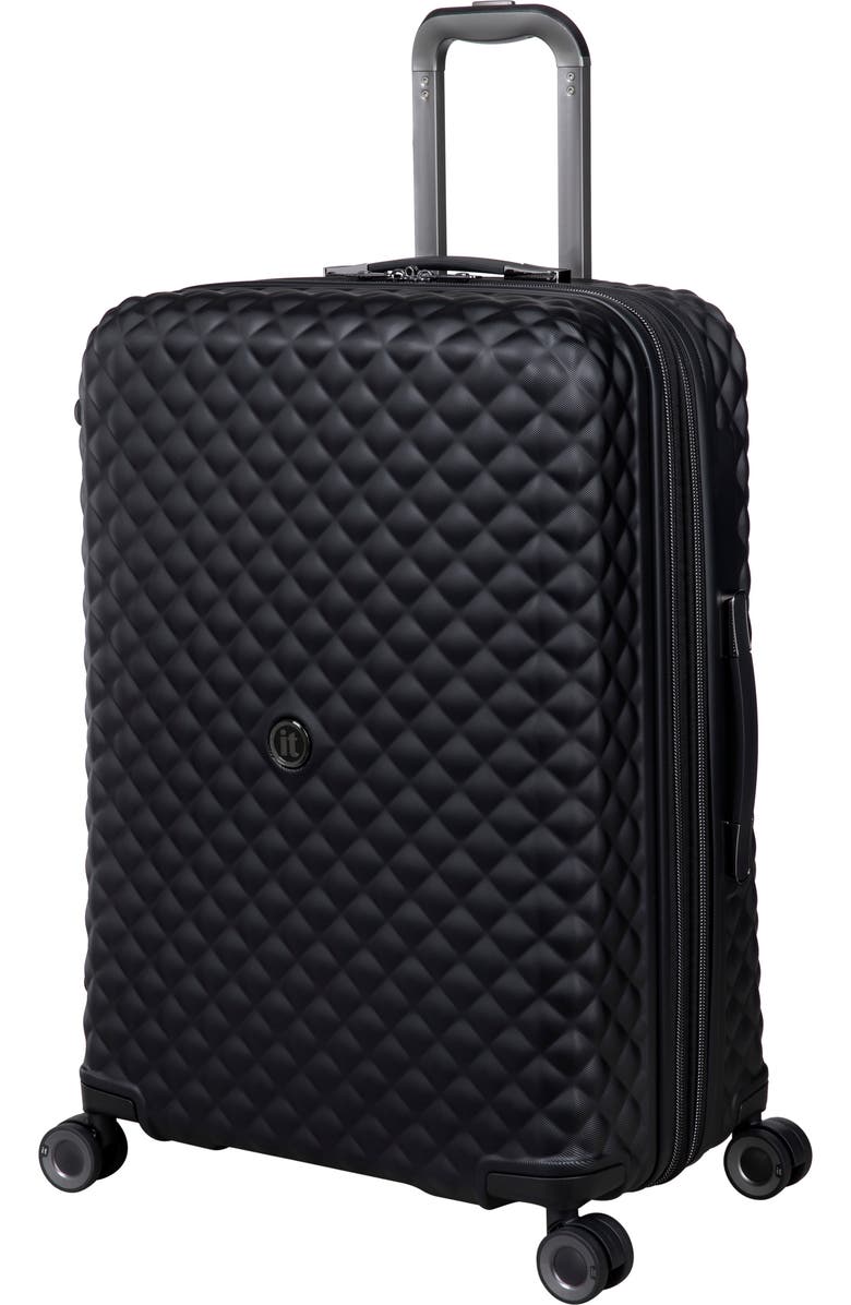 IT LUGGAGE Glitzy 27-Inch Hardside Spinner Suitcase, Main, color, Black W/ Gun Metal