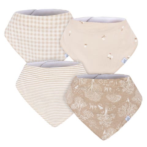 Bandana Bibs 4-Pack Blues (Baby)