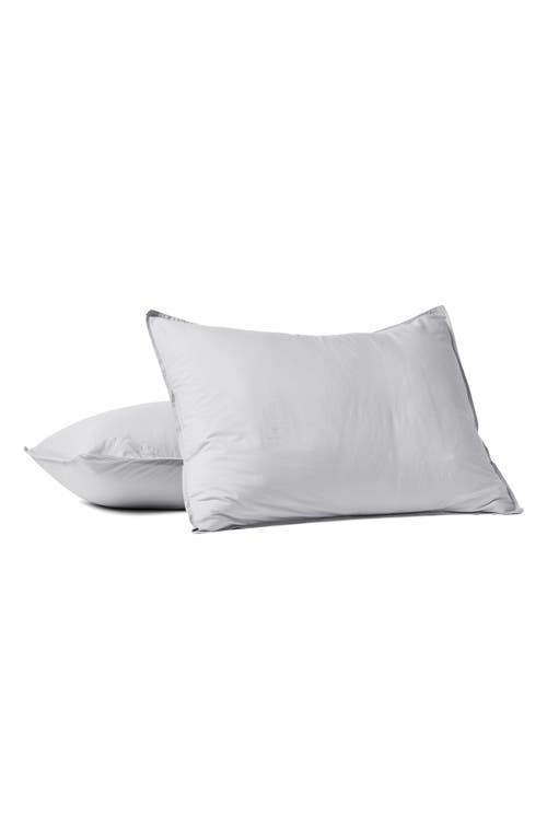 Coyuchi Crinkled Organic Cotton Percale Sham In Pewter
