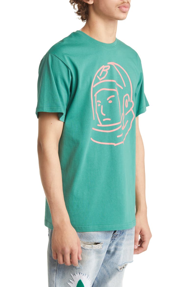BB Helmet Cotton Graphic Tee, Alternate, color, FIR