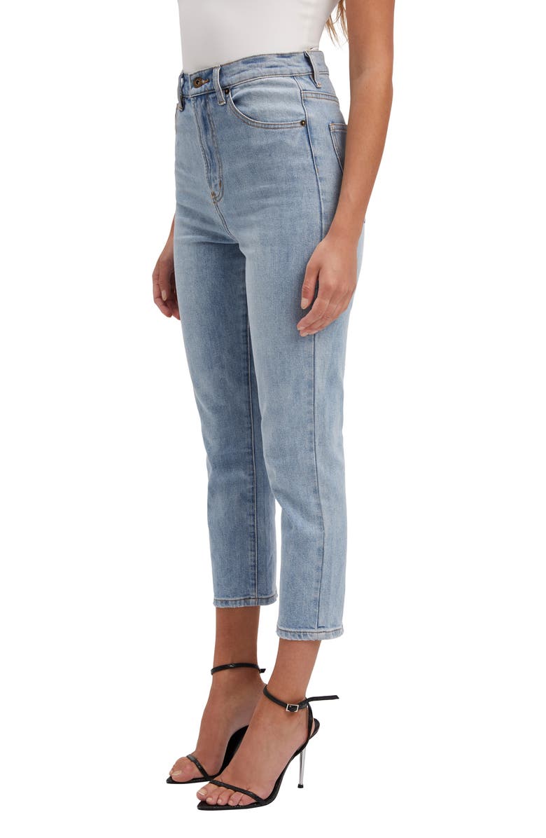Bardot Heidi Straight Leg Crop Jeans, Alternate, color,