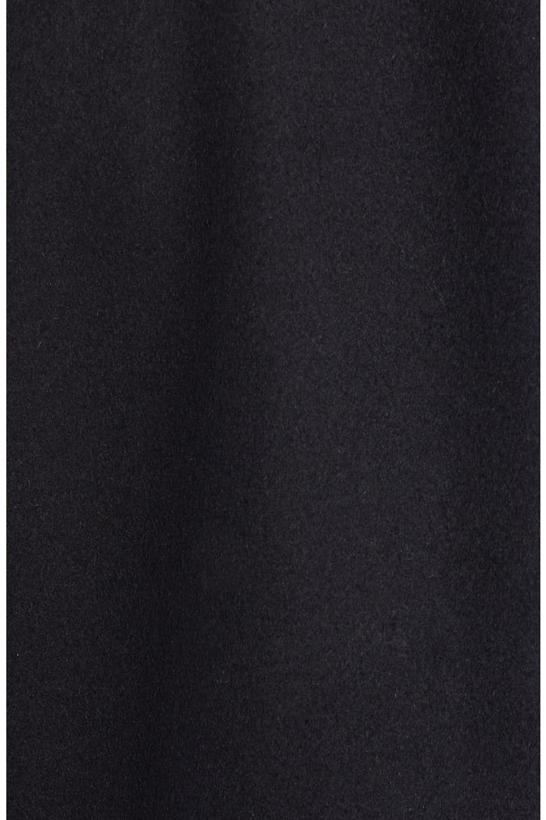 Nye Regular Fit Solid Wool & Cashmere Topcoat, Alternate, color, DARK BLUE