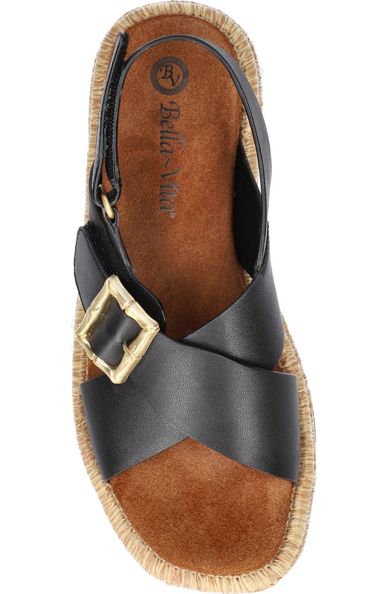 Bella Vita Jaylyn Slingback Sandal, Alternate, color, Black Leather