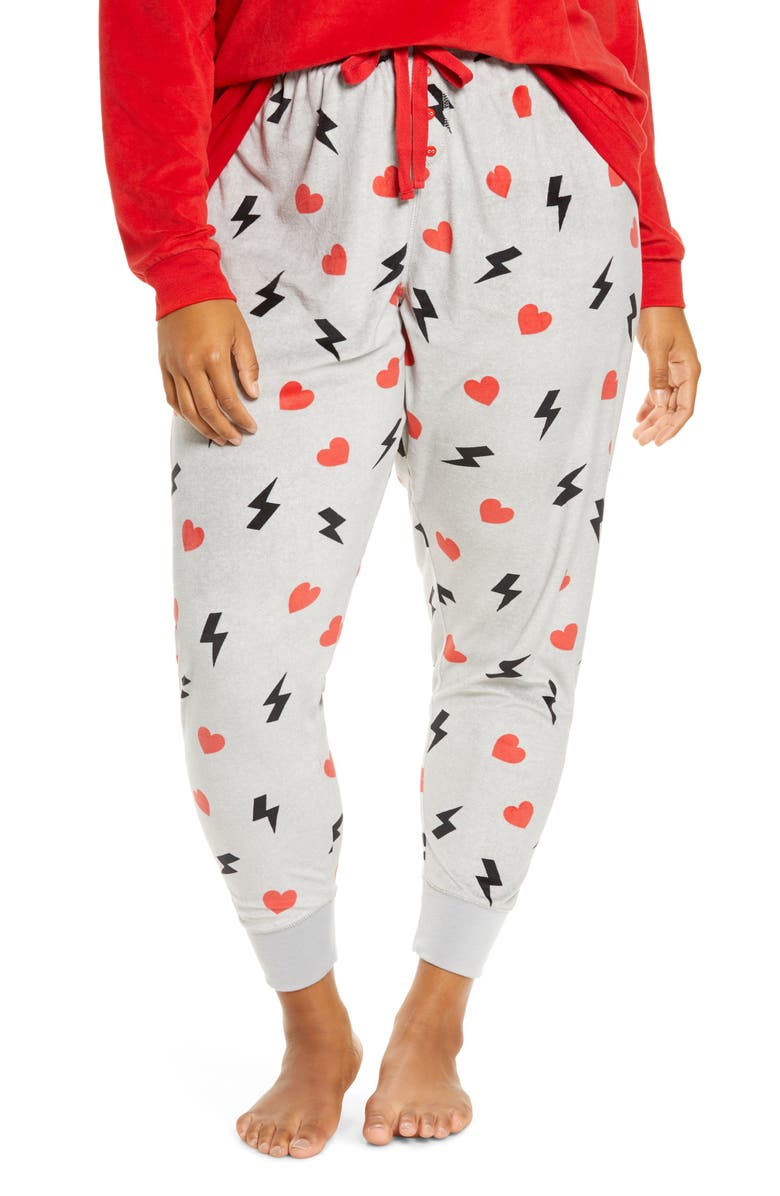 PJ Salvage Silky Velour Jam Pajama Pants, Main, color, 