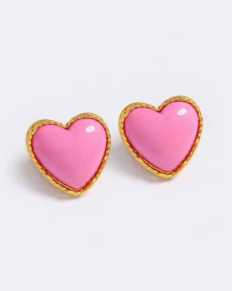 Hot Heart Earrings