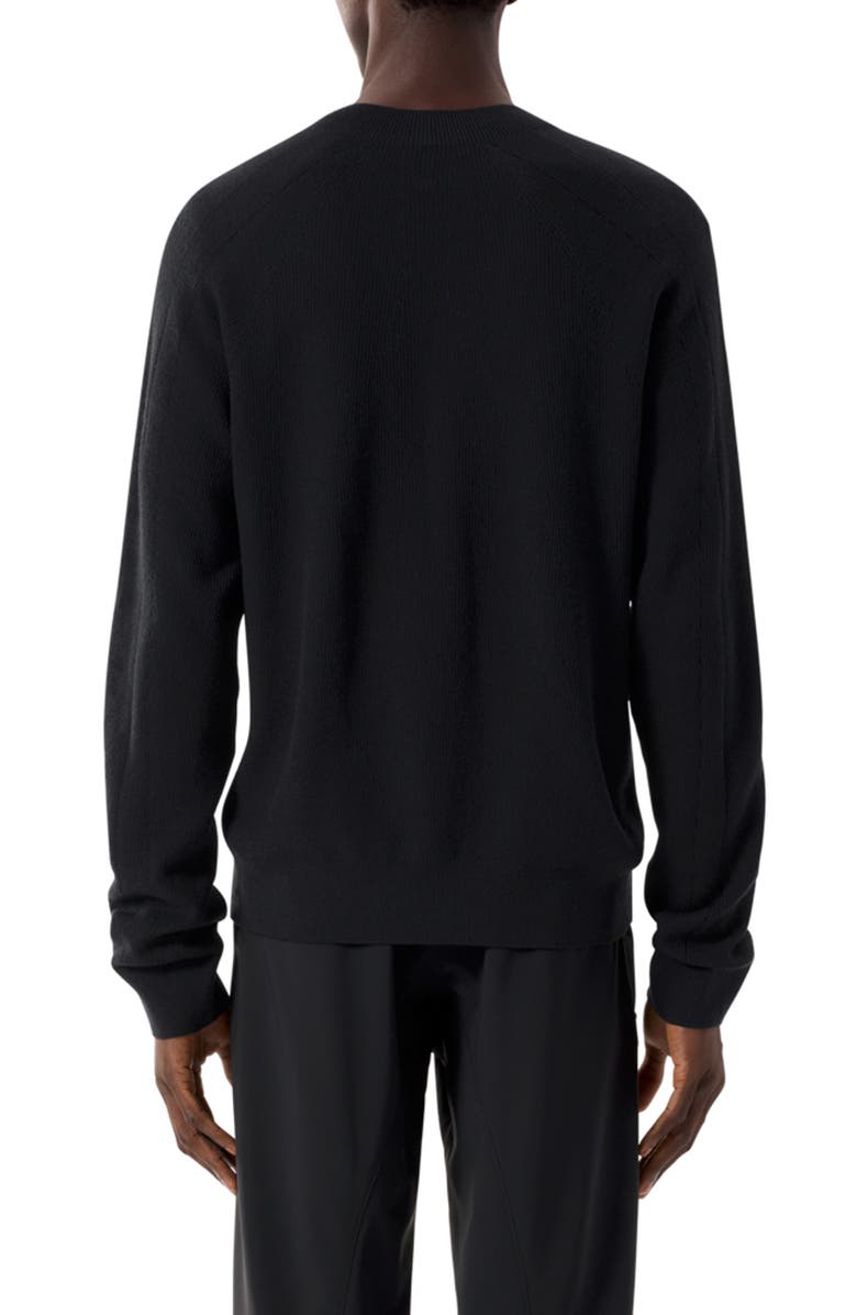 Veilance Wool Blend Sweater, Alternate, color, Black