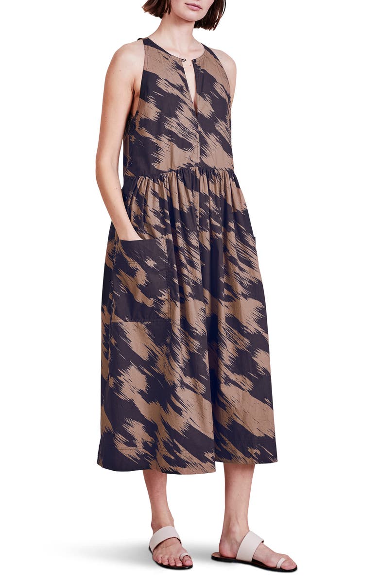 Apiece Apart San Cristobal Organic Cotton Midi Dress, Main, color,