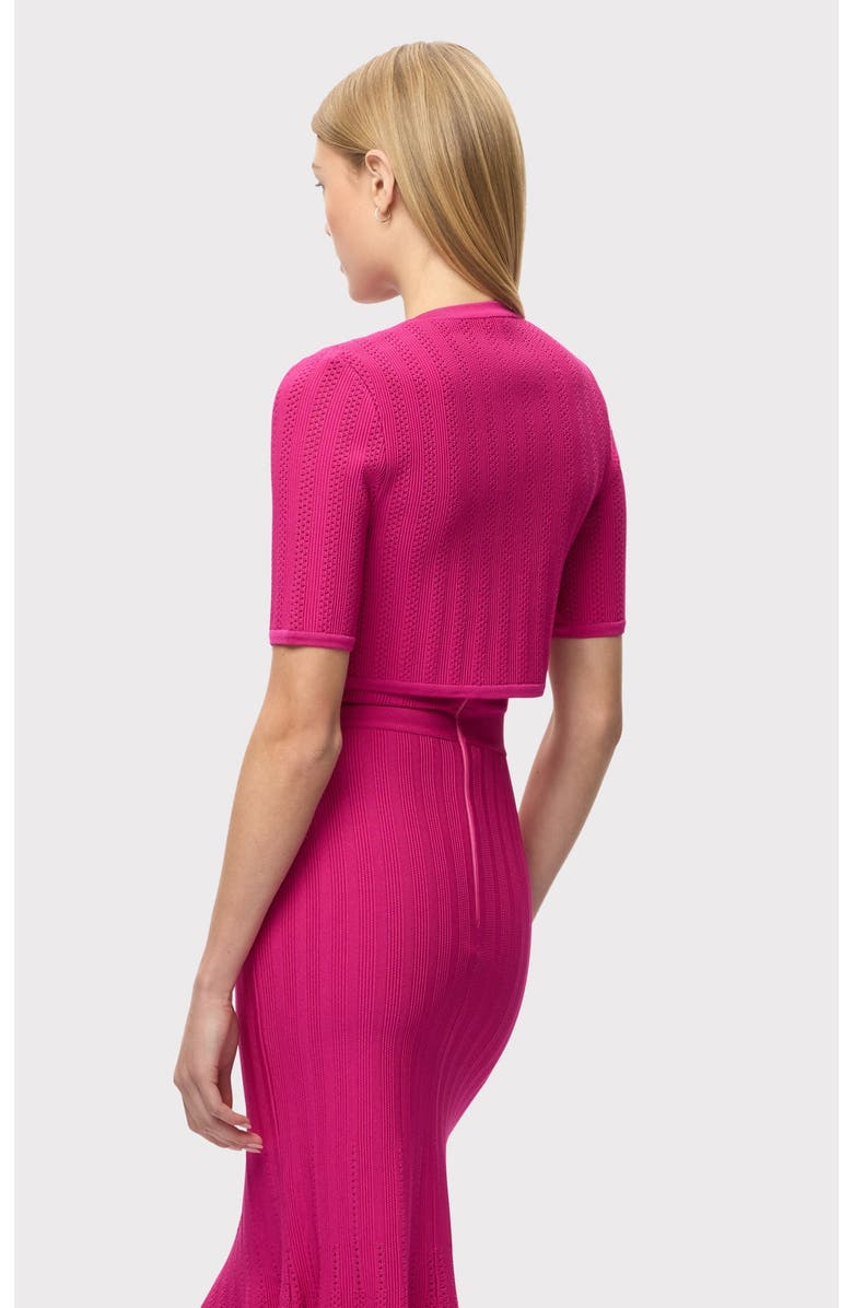 Herve Leger The Annie Bolero, Alternate, color, Magenta
