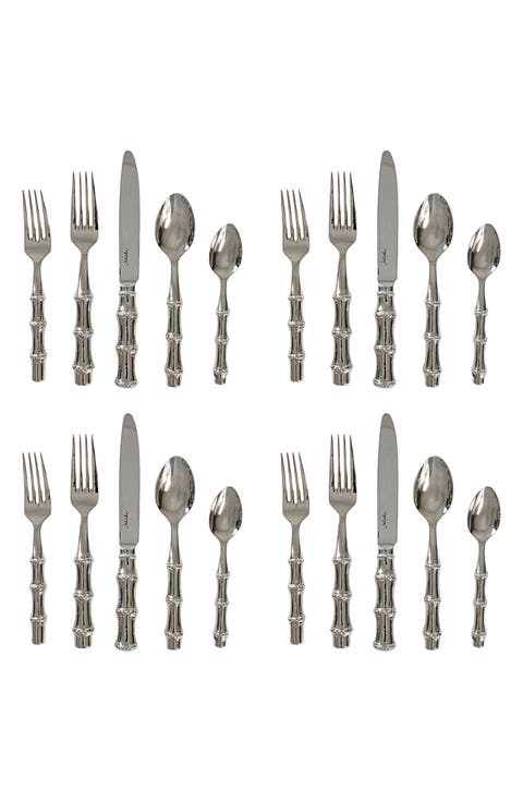 Bamboo 20-Piece Flatware Set