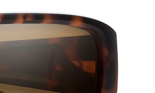 Smith Hookset 62mm Chromapop™ Polarized Oversize Wraparound Sunglasses In Tortoise/chromapop Brown