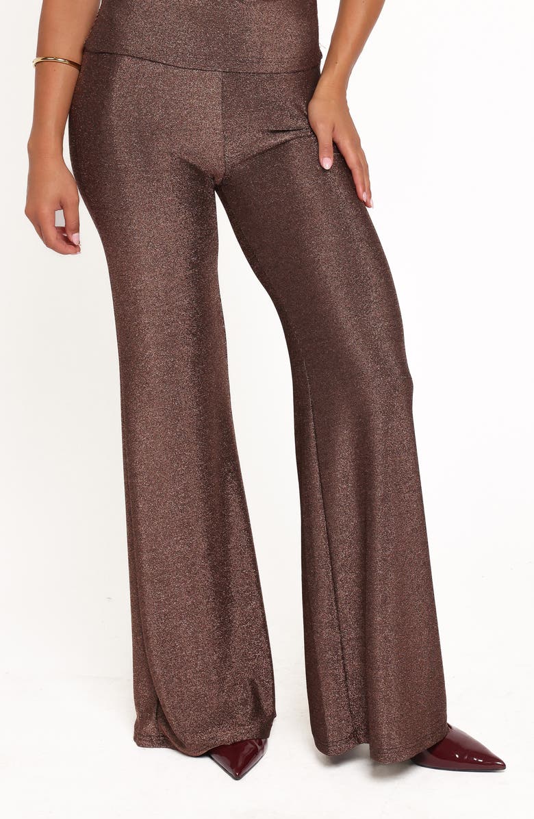 Petal & Pup Sydney Wide Leg Pants, Main, color, Bronze