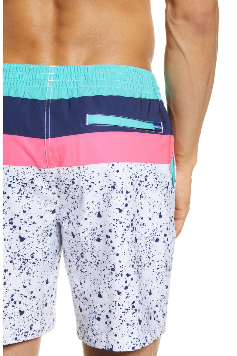 Aquatic Libations 7-Inch Swim Trunks, Alternate, color, TURQUOISE/ AQUA