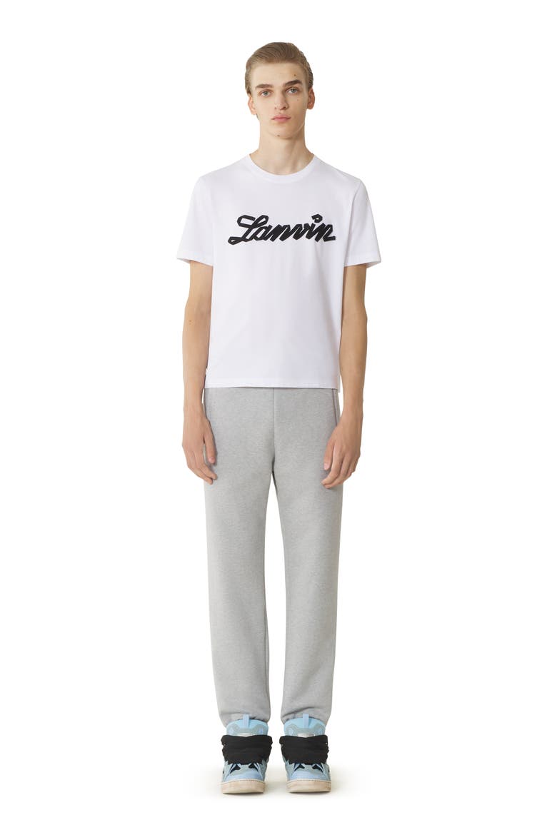 White Lanvin Ribbon T-Shirt, Main, color, Optic White
