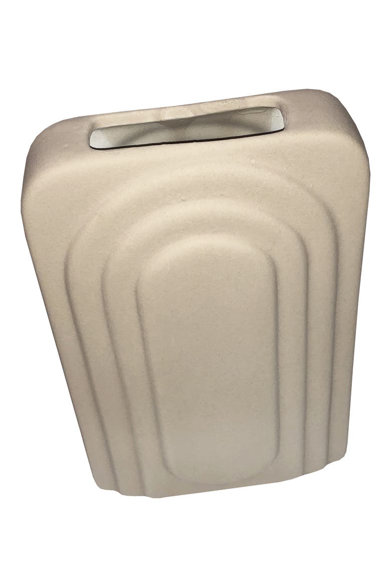 Rectangular Vase, Main, color, CREAM