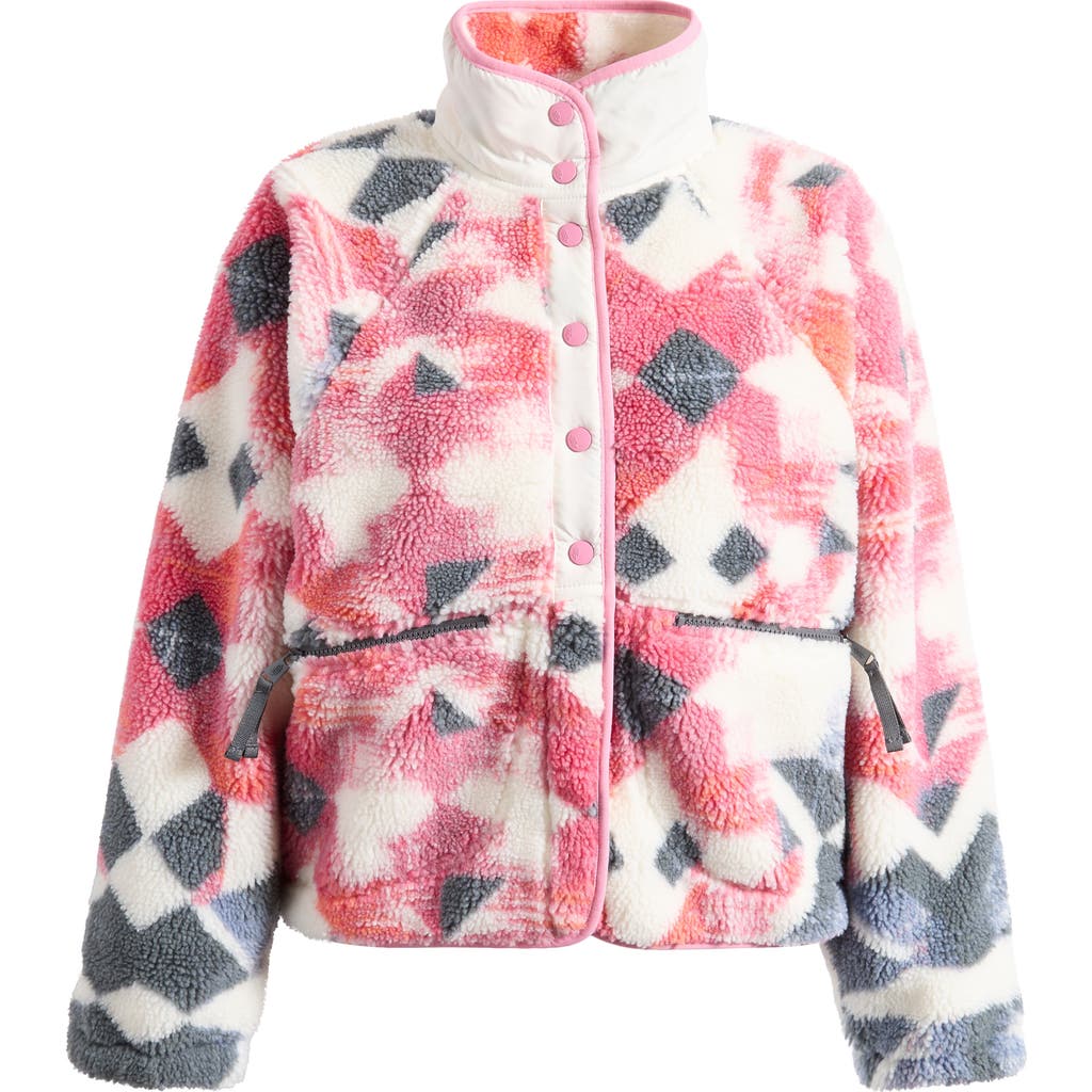 Free People Fp Movement Rocky Ridge Fleece Jacket In Multi