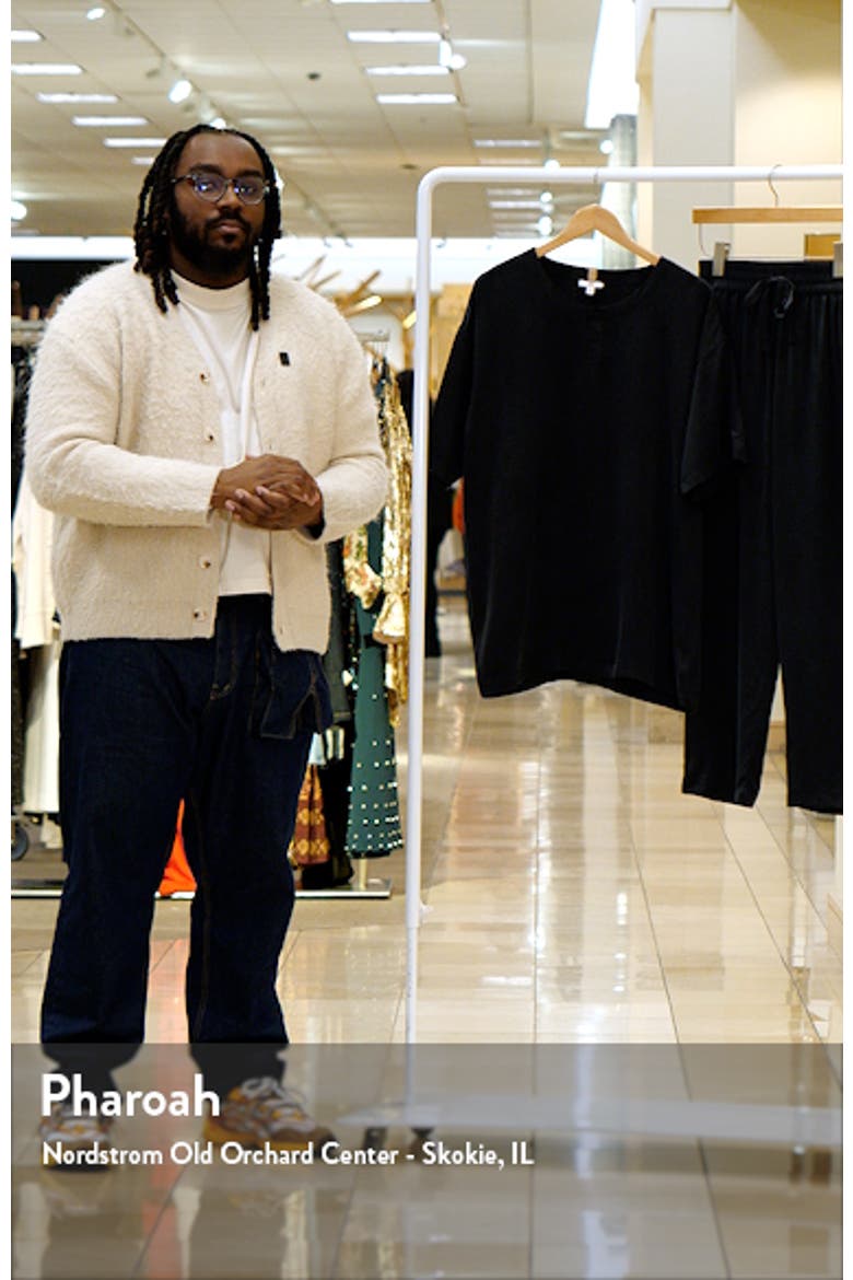 Washable Silk Henley Pajamas video