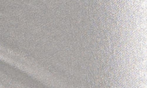 Swat Fame Charlize Fab Ab Metallic Coated High Waist Ankle Cigarette Jeans In Silver