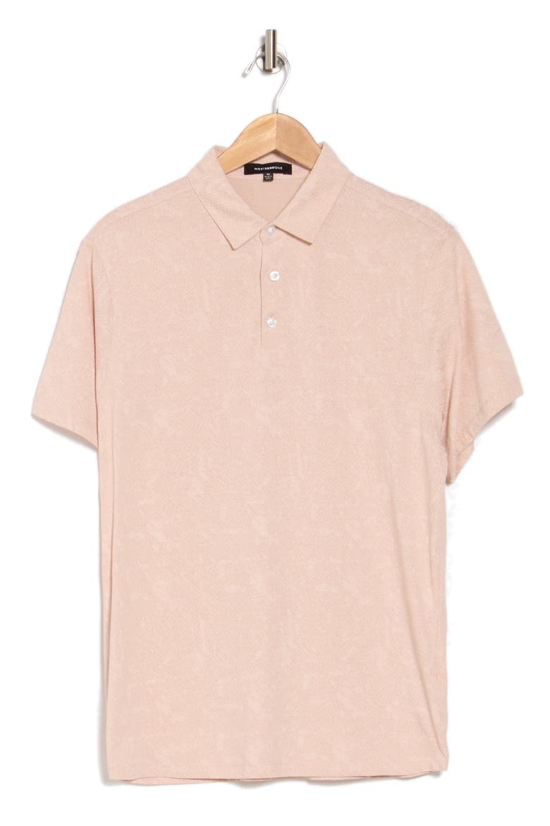 Faustine Cotton Polo, Alternate, color, CORAL