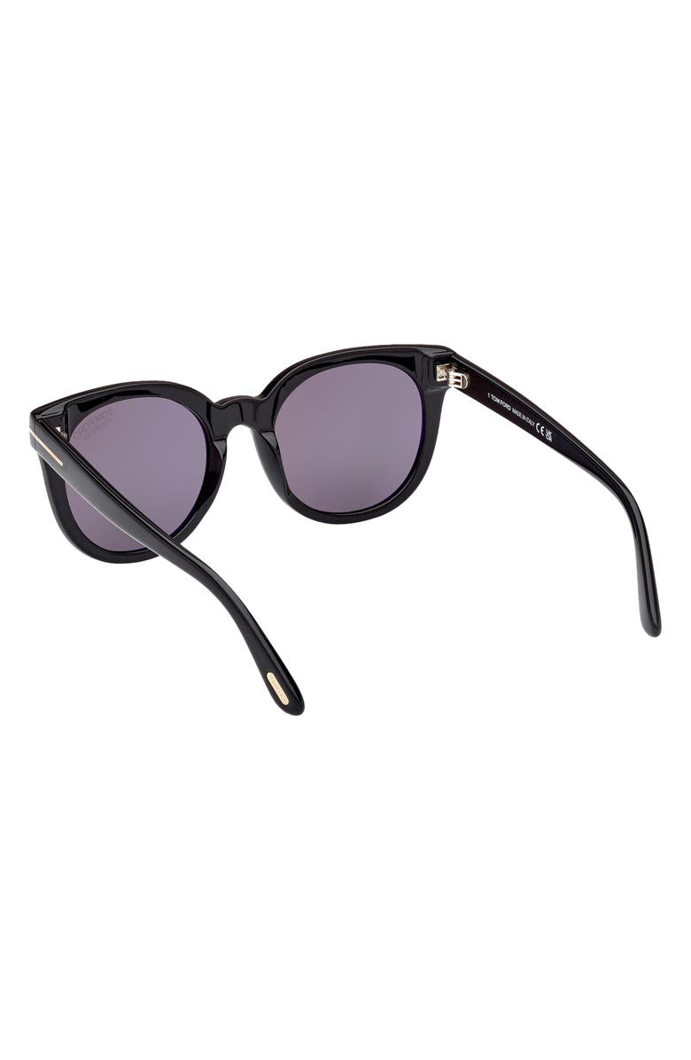 TOM FORD Moira 53mm Polarized Butterfly Sunglasses, Alternate, color, 