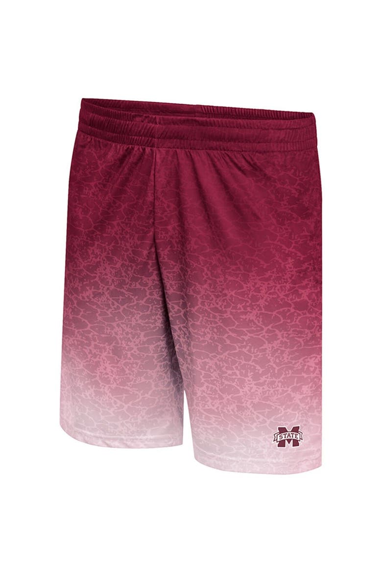 Men's Colosseum Maroon Mississippi State Bulldogs Walter Shorts, Alternate, color, Maroon
