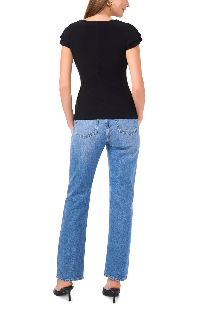 Vince Camuto Surplice V-Neck Knit Top, Alternate, color, 