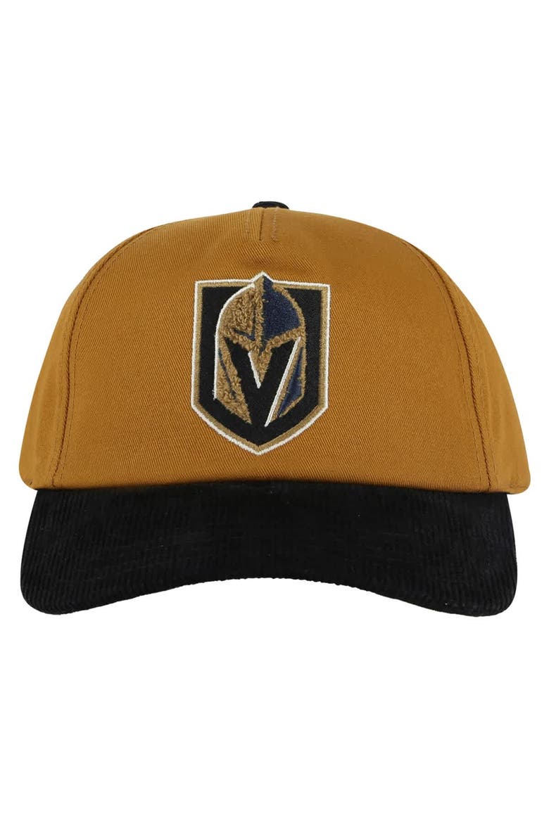 Men's American Needle  Tan/Black Vegas Golden Knights Burnett Adjustable Hat, Main, color, Tan