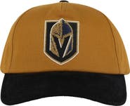 American Needle Men's American Needle Tan/Black Vegas Golden Knights Burnett Adjustable Hat
