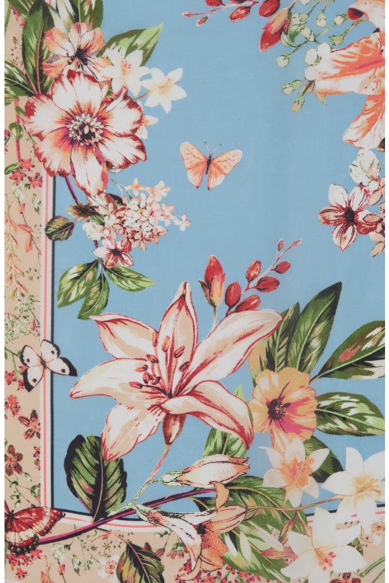 Lily Square Scarf, Alternate, color, DENIM MULTI