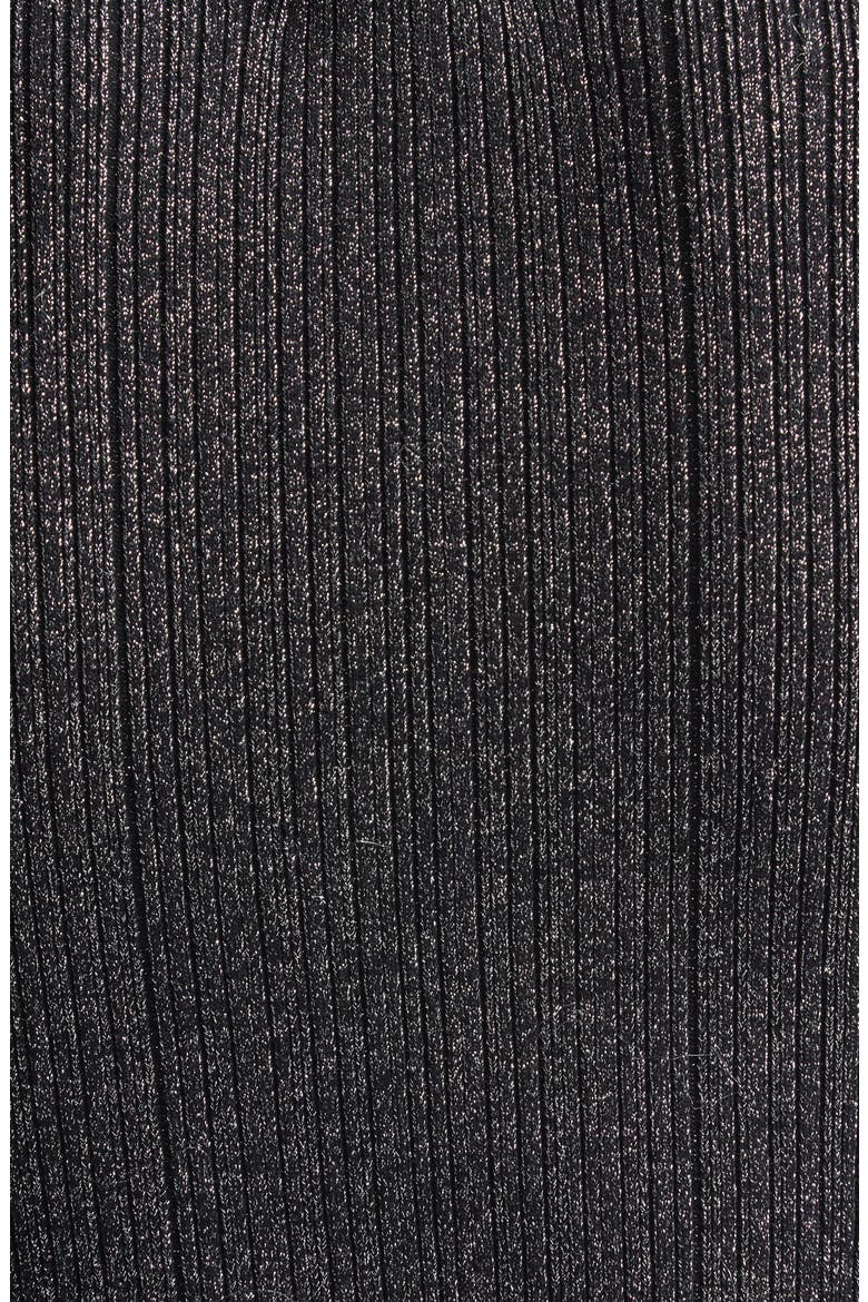 Aminta Embellished Metallic Pullover Sweater, Alternate, color, BLACK/ SILVER