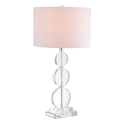 Jonathan Y Paisley 29.5" Crystal Led Table Lamp, Clear In Clear