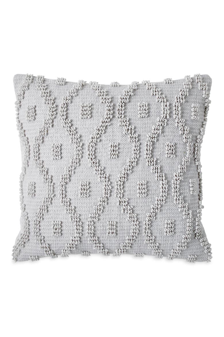 Harmony Embroidered Scented Accent Pillow, Main, color, GREY