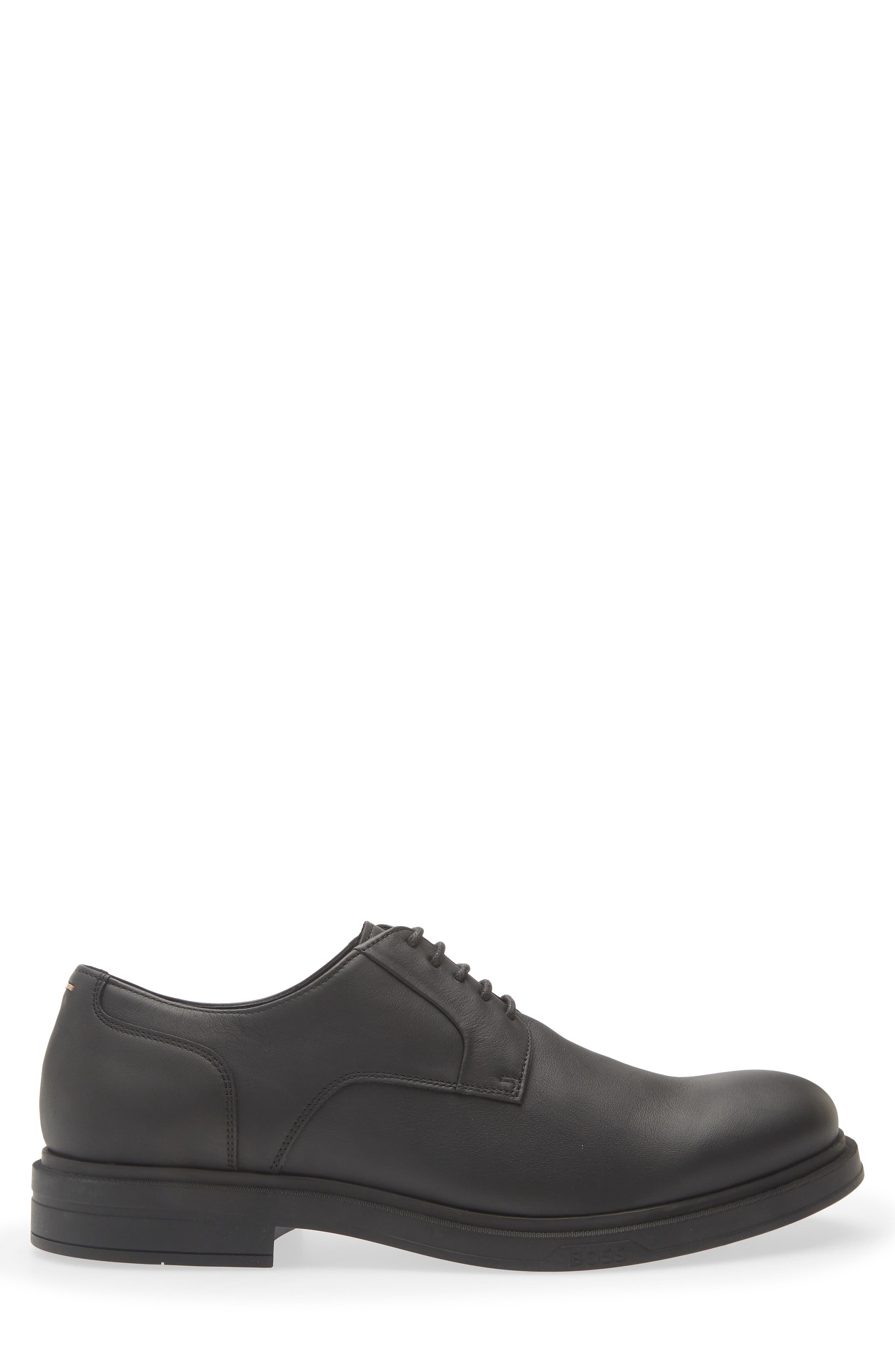 Saul Plain Toe Derby, Alternate, color, BLACK