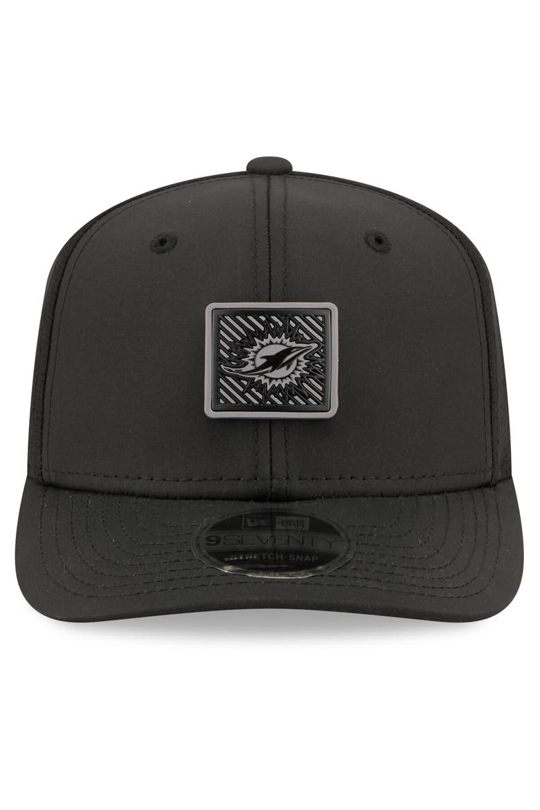 Men's New Era  Black Miami Dolphins 2026 NFL Training Camp 9SEVENTY Adjustable Hat, Alternate, color, Black