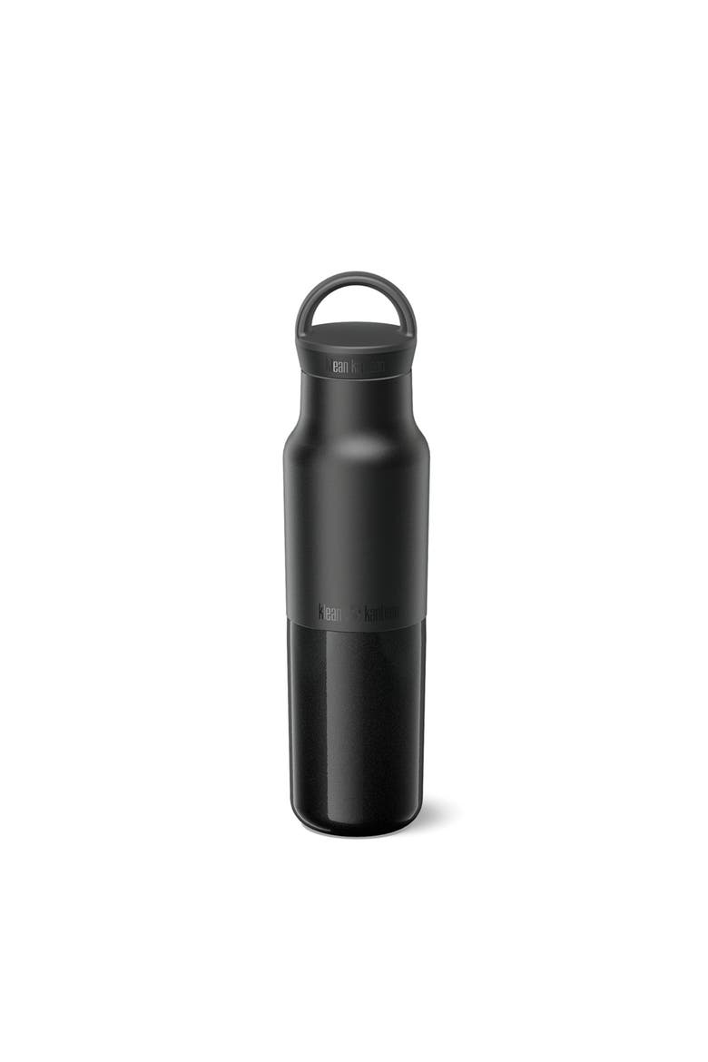 12oz Rise Classic Insulated Water Bottle with Arch Loop Cap, Main, color, Black