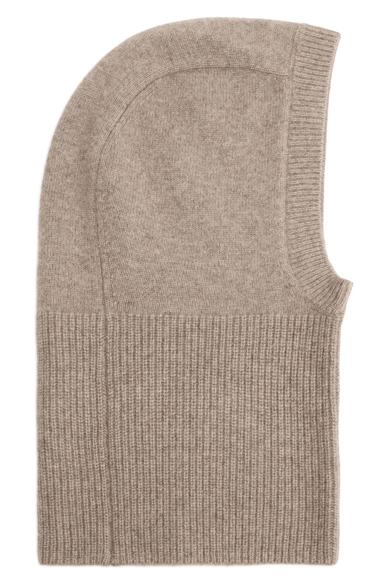 Wool and Cashmere Blend Balaclava, Main, color, SAND