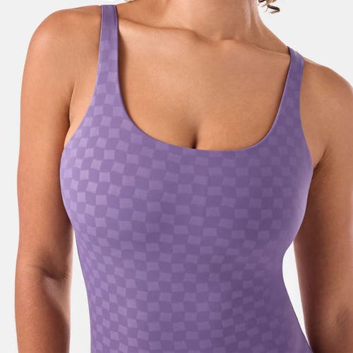 Tavi Short Bodysuit In Purple