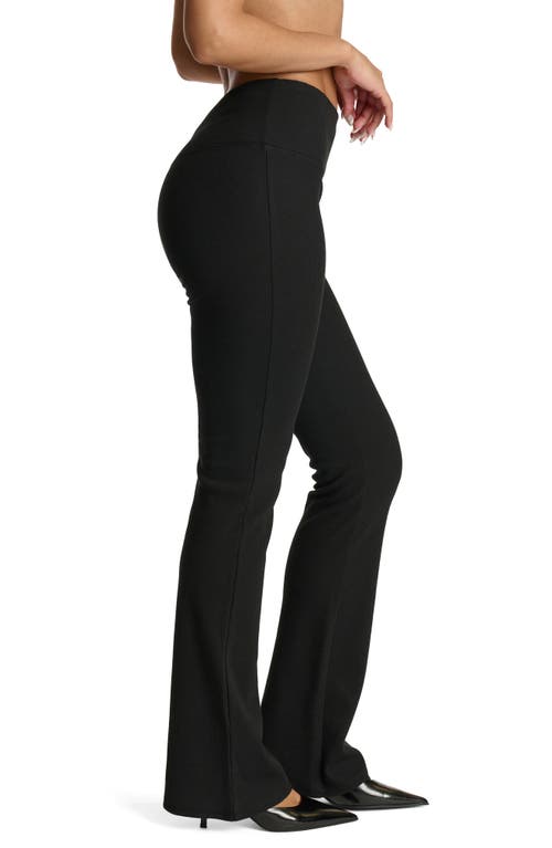 Naked Wardrobe High Waist Bootcut Pants In Black