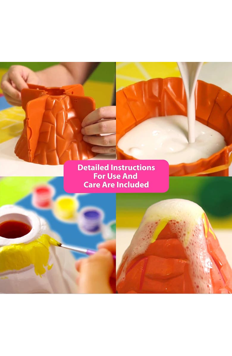 4M KidzLabs Volcano Making Kit, DIY Science Simulated Eruption Kit, Kids 8+, Alternate, color, Multicolored