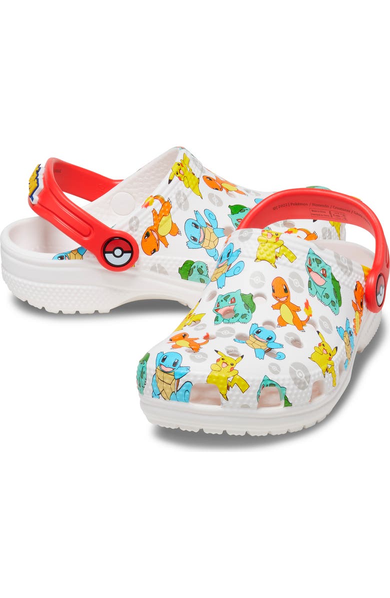 CROCS x Pokémon Kids' Classic Waterproof Clog, Alternate, color,