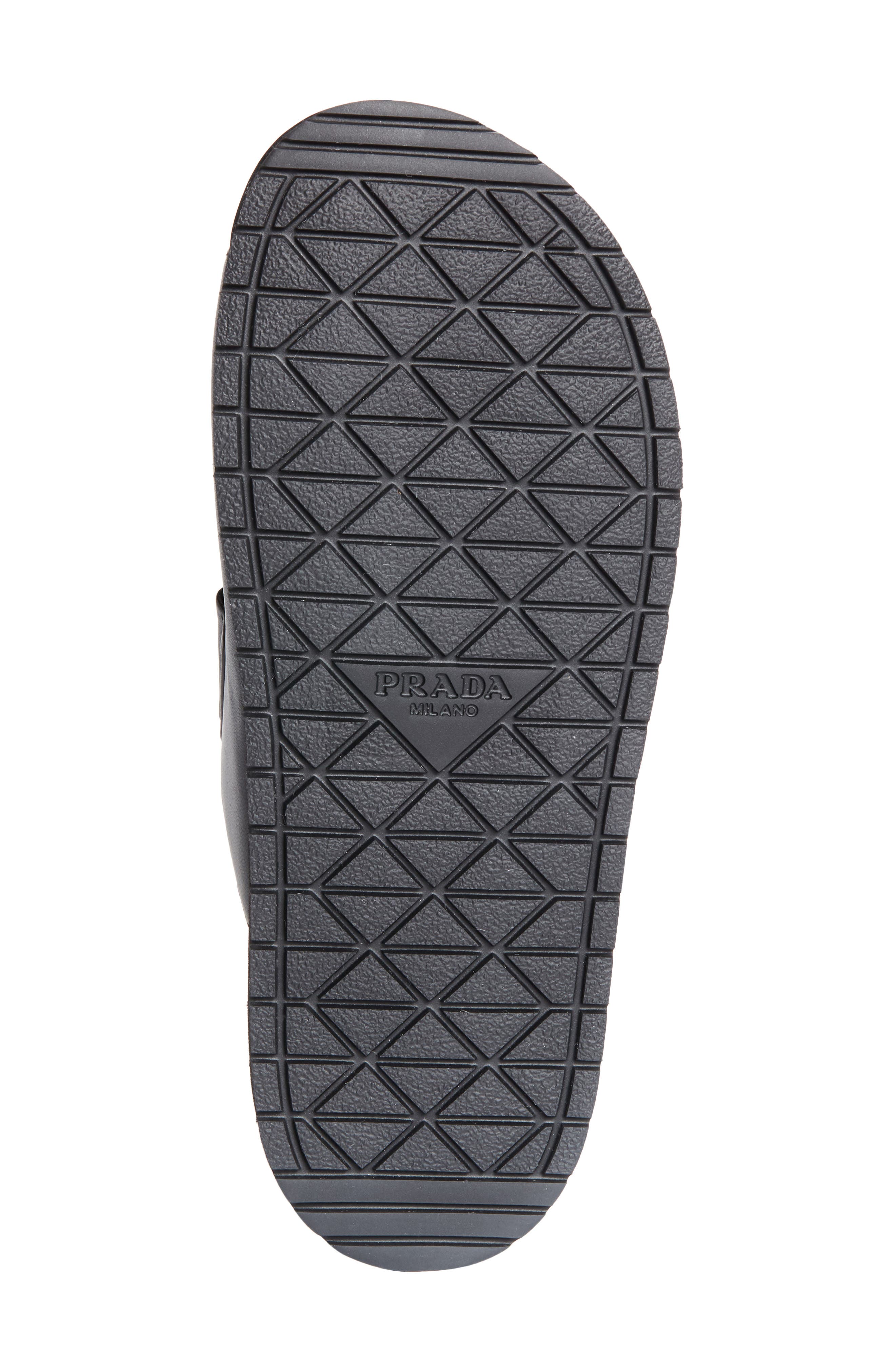 Prada Double Band Slide Sandal, Alternate, color, 