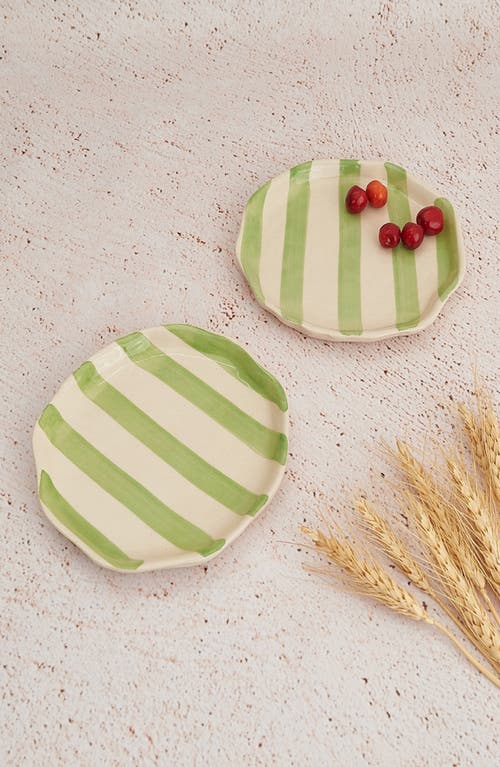 Casa Amarosa Stripe Plate