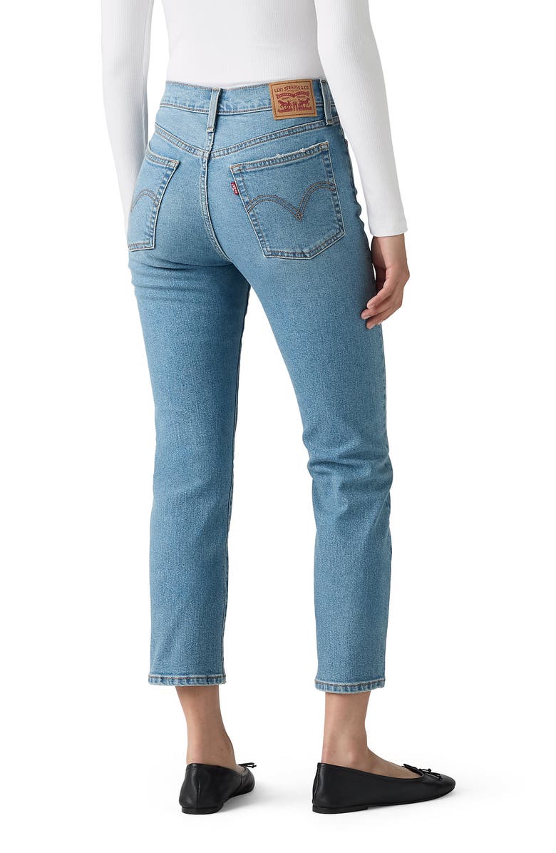 Levi's<sup>®</sup> Wedgie High Waist Ankle Straight Leg Jeans, Alternate, color, Lunch Plans