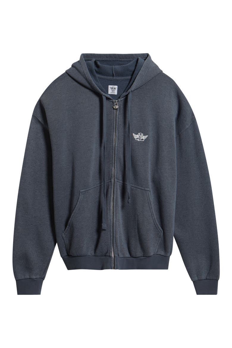 I Miss Nothing About You Full Zip Hoodie, Alternate, color, BLUE