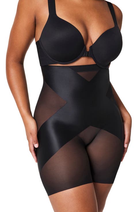 SPANXshape™ Satin-X™ High-Waisted Mid-Thigh Shorts