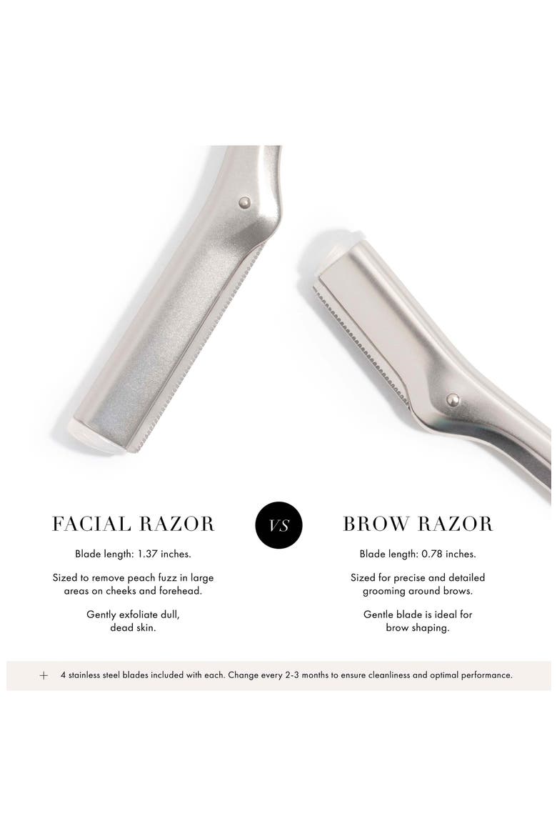 2-Pack Brow Razor & Mini Tweezer Set, Alternate, color, NO COLOR