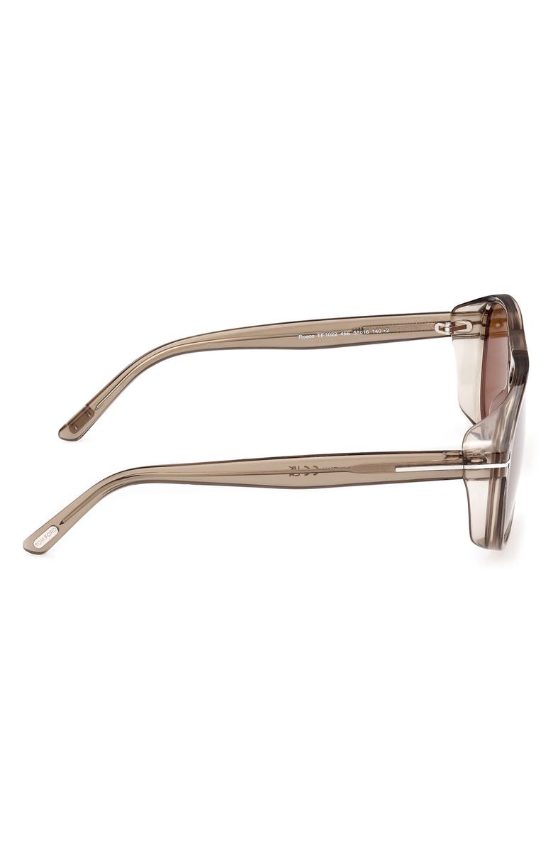 TOM FORD Rosco 58mm Navigator Sunglasses, Alternate, color, 