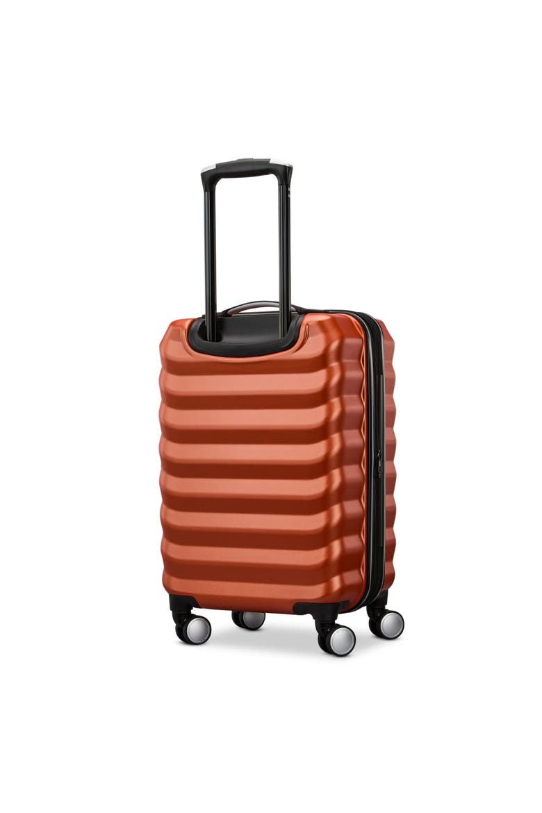 Element Hardside Expandable 20" Carry On Spinner Luggage, Alternate, color, Copper Orange