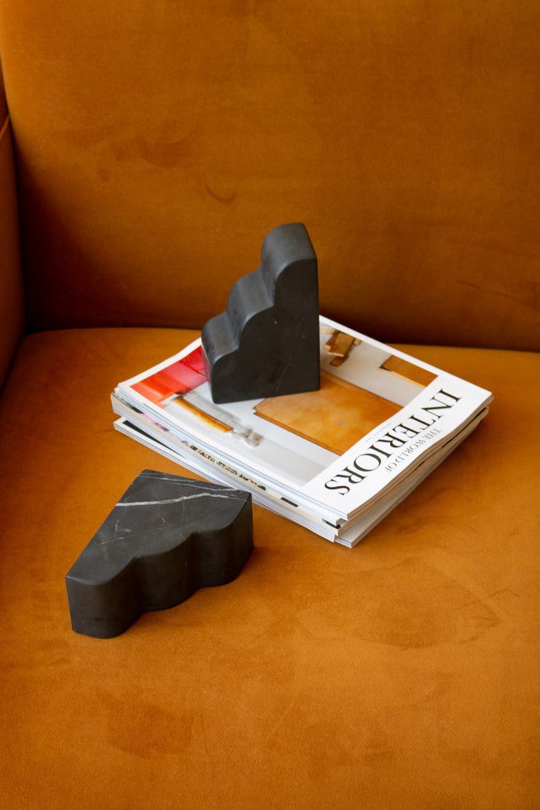 Cloud Bookend, Alternate, color, Black