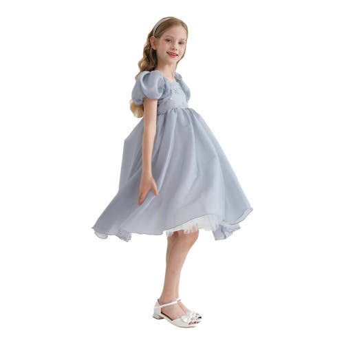 Tulleen Janelle Teacup Gown In Grey