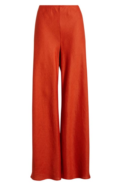 Gale High Waist Linen Pants